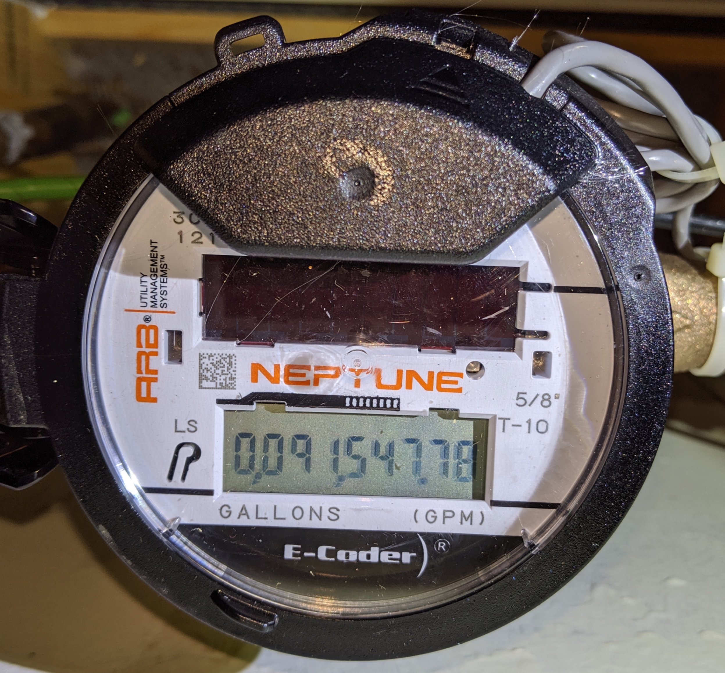 neptune e-coder water meter